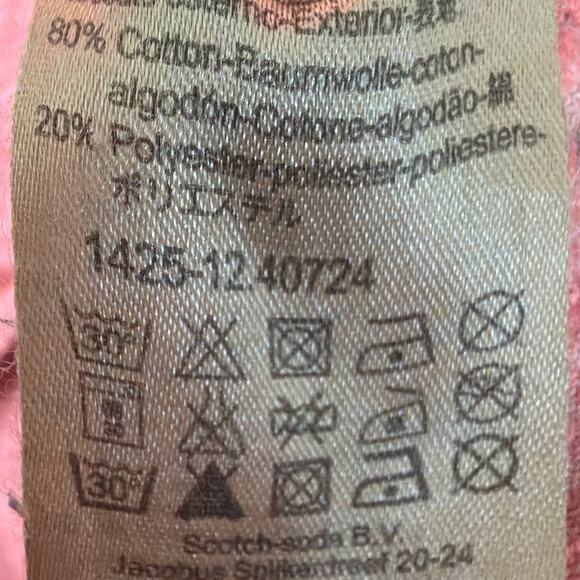 Maison Scotch Women's Hoodie Garment Dyed Terracotta Size 2 (M) Scotch & Soda - Picture 9 of 10